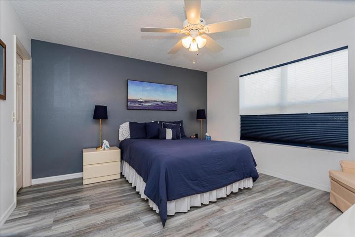 Spacious Master Bedroom Fits King Bed w/New Window Treatment