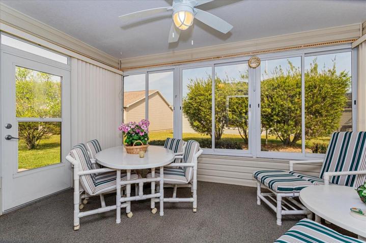 Large Enclosed Lanai Extends the Living/Entertainment Area