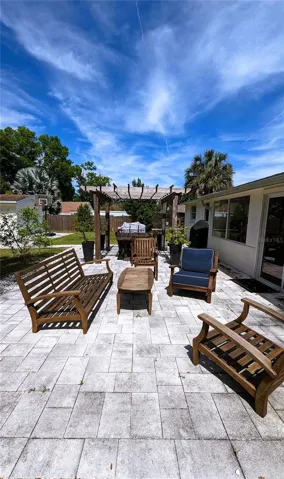 Rear Patio / Trellis
