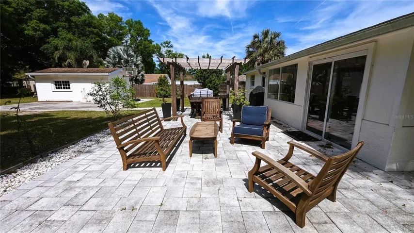 Rear Patio / Trellis