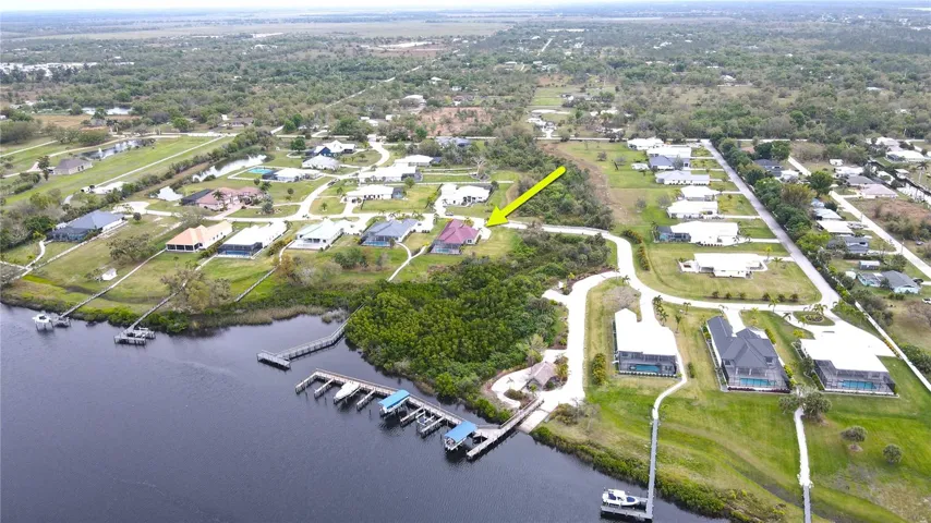 Aerial view and Peace River