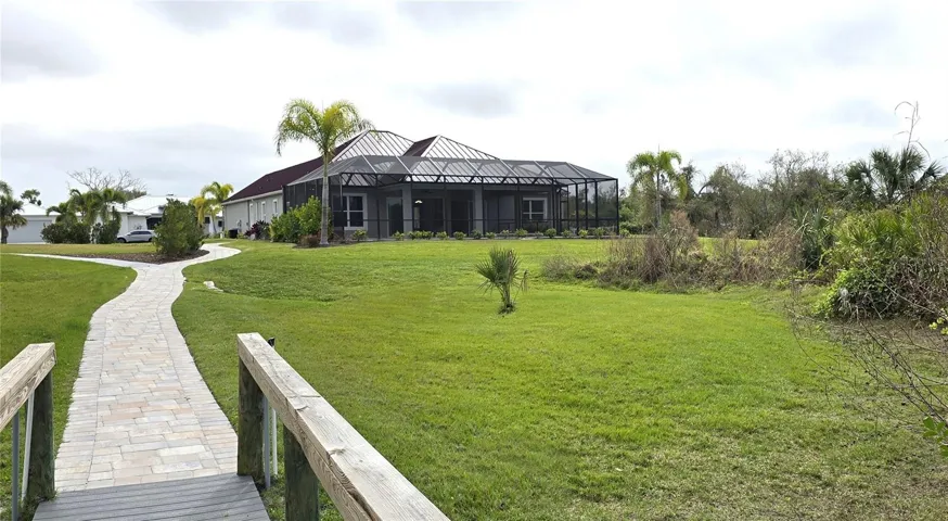 View from dock to residence