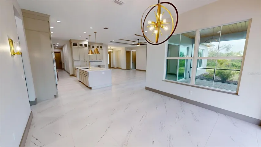 Dining room view facing kitchen