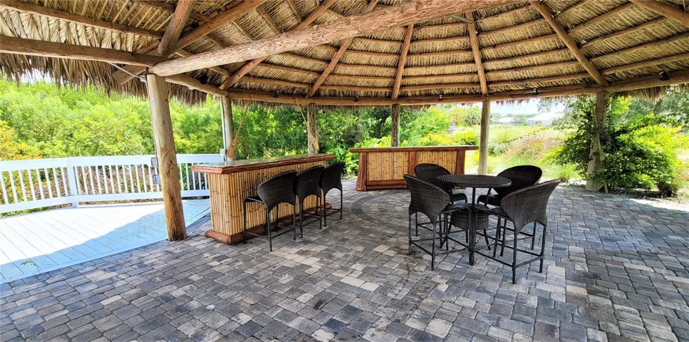 Tiki hut pavilion