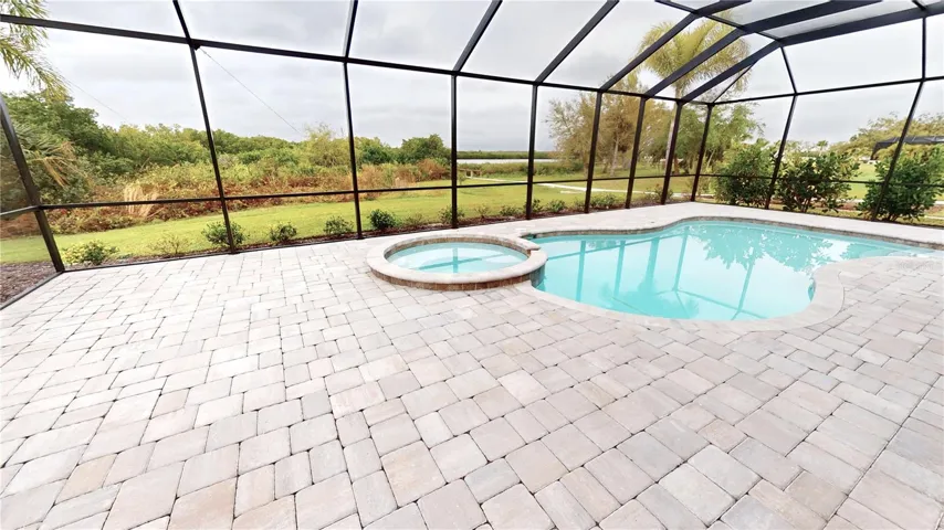 Heated pool and spa