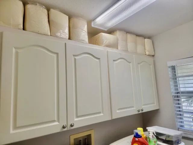 Laundry room built in cabinets