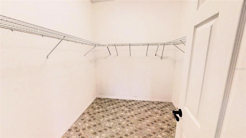 Master walk-in closet