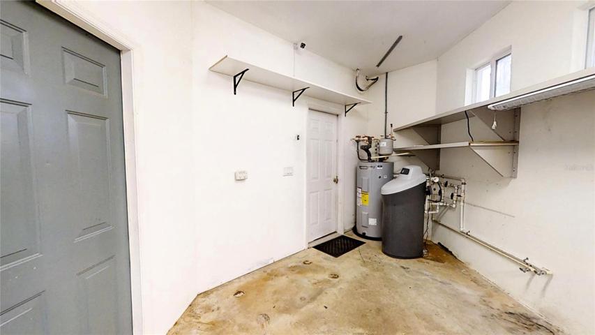Garage view 1