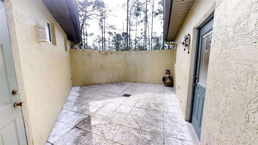 Private Patio off of Master Bedroom view 1