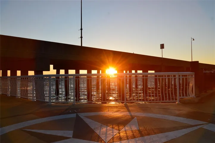 Sunset from under the Rt 41 bridge in Punta Gorda