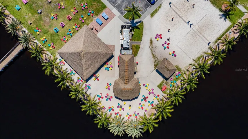 Overhead of TT'S Tiki Bar
