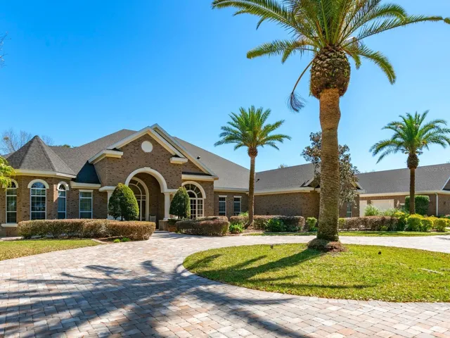 Front exterior with 8280 SF of living area.