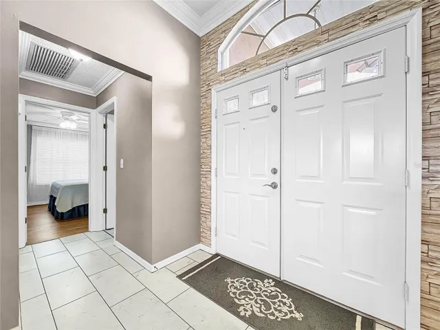 Second bedroom off of the foyer