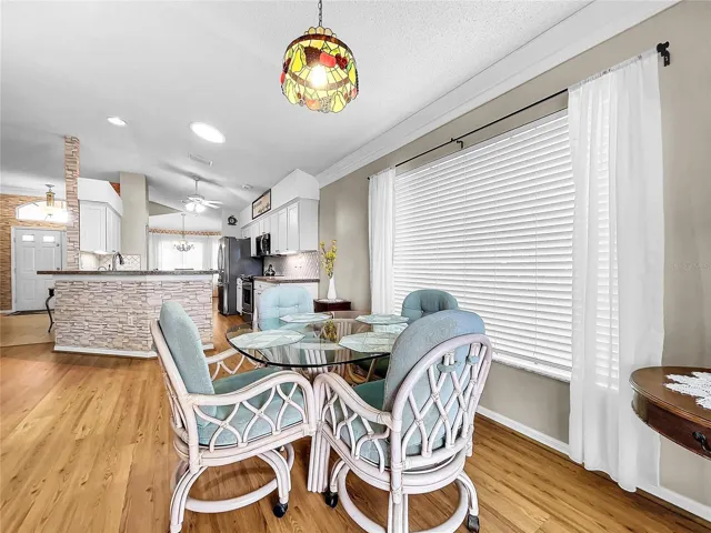 Large window enhances warmth and sunlight