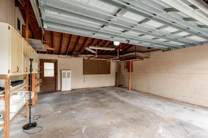 Two car garage