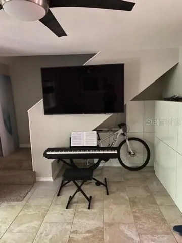Storage cabinets under staircase