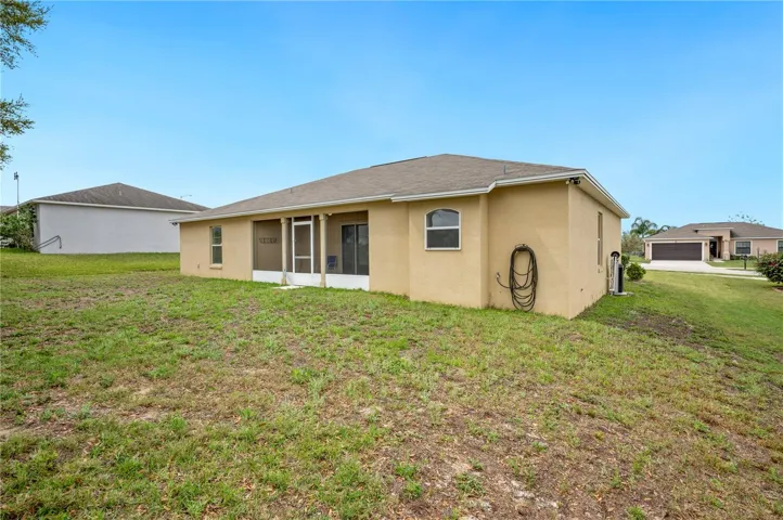 Rear of home