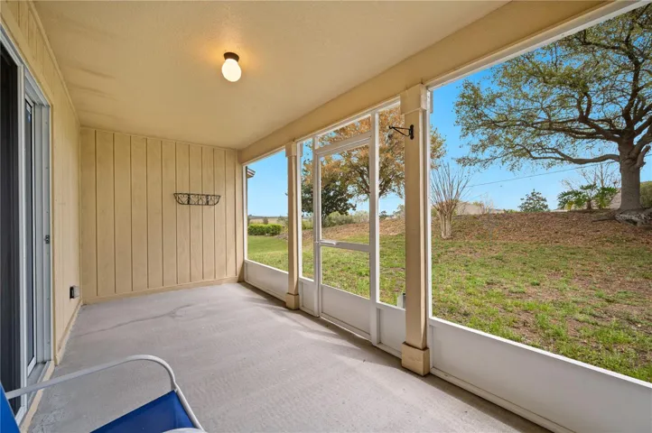 Rear screened covered lanai