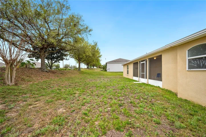 Rear of home