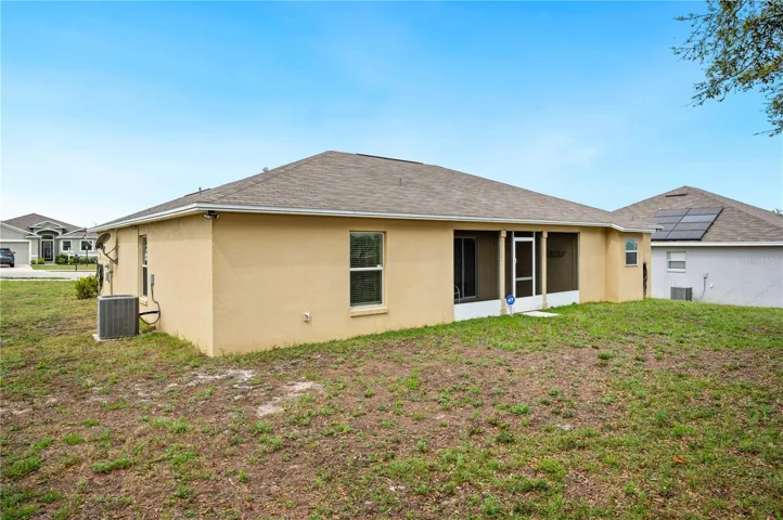 Rear of home