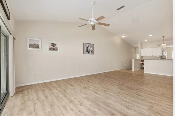 living rm from master bedroom