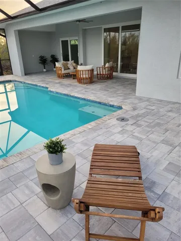Photos are from a similar finished house