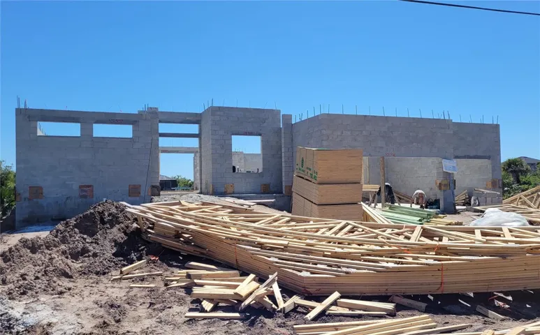 Under construction trusses going up soon!