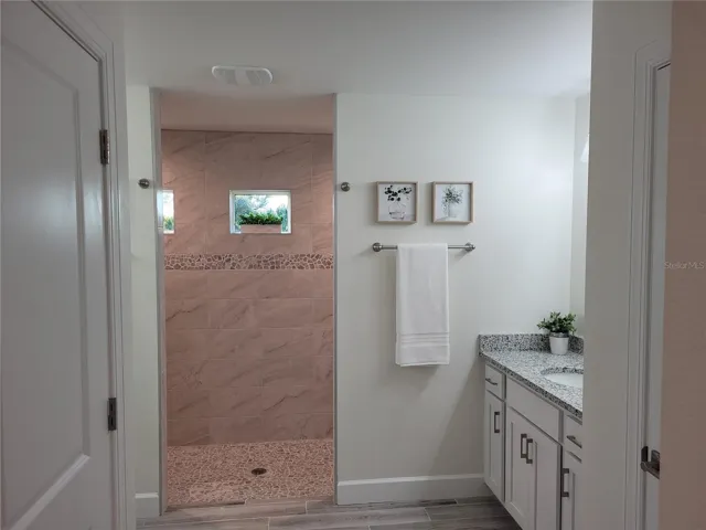 Photos are from a similar finished house