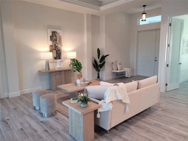 Photos are from a similar finished house