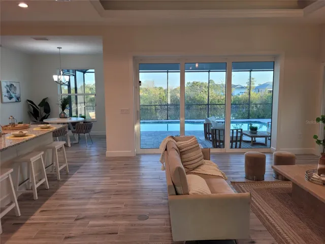 Photos are from a similar finished house