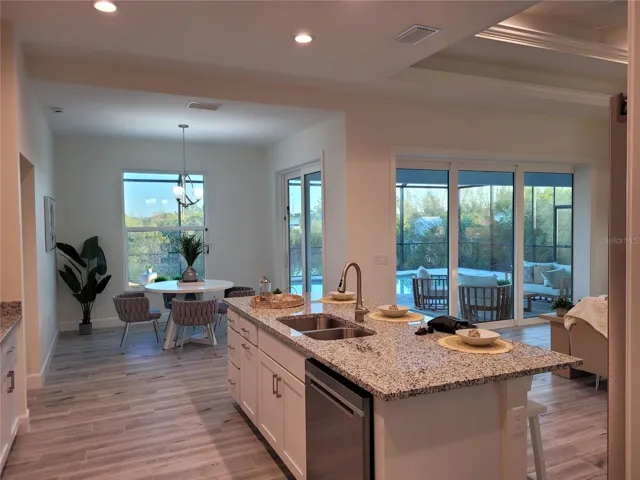 Photos are from a similar finished house