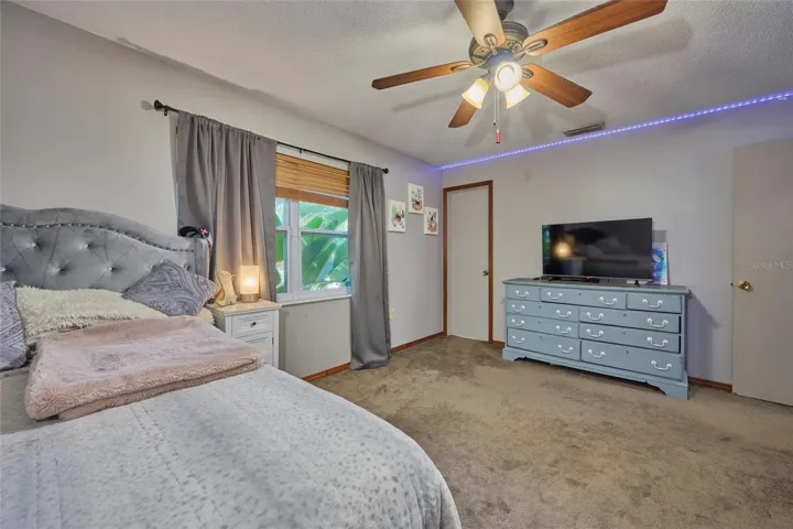 Reverse view of bedroom 3.  Door to left leads into private en suite.