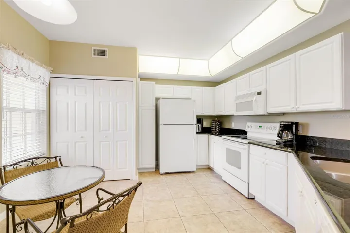 Kitchen with small area for dining
