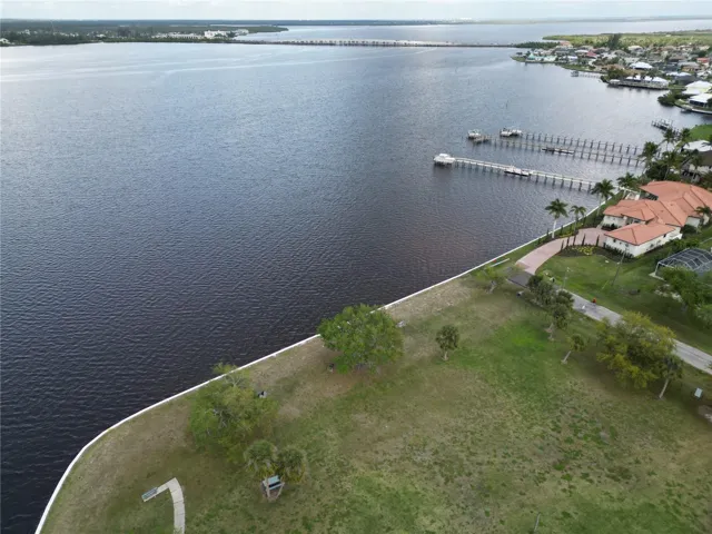 AERIAL VIEW OF RIVER FROM PARK AREA, EL JOBEAN BRIDGE IN DISTANCE
