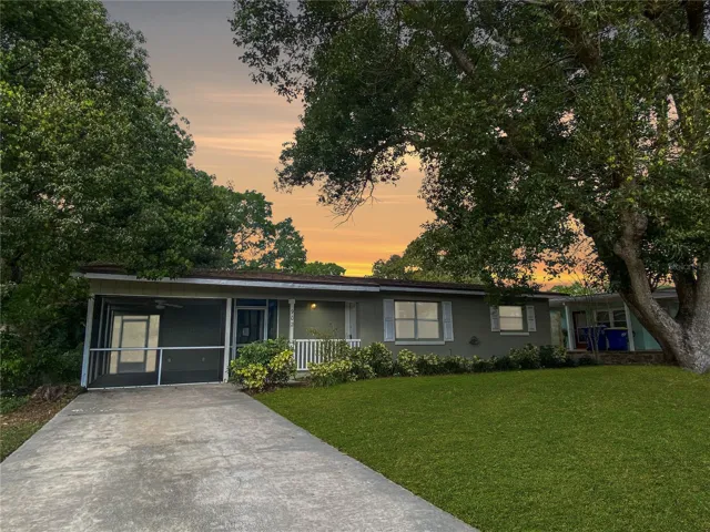 Photo is edited (landscaping)