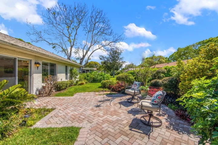 Semi-private outdoor space with room for additional landscape privacy and a hot tub~