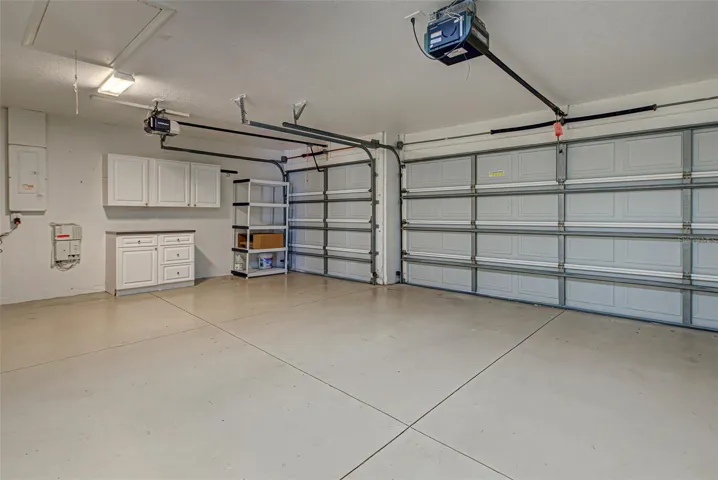 Spacious 3 car garage