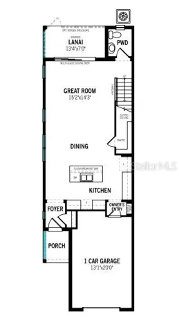 First Floor End Unit