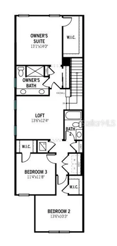 Second Floor End Unit