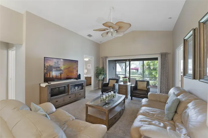 Spacious Great Room with Oversized Glass Sliding Doors