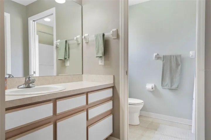 Master Bathroom features a Water Closet with Walk in Shower