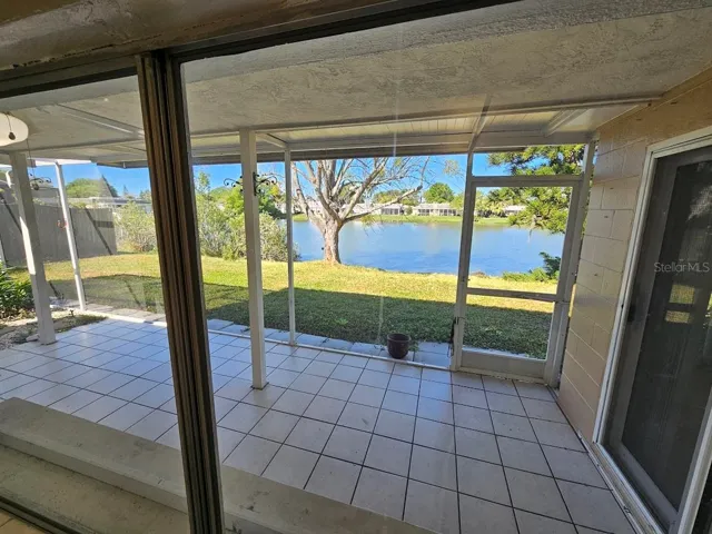 view from kitchen