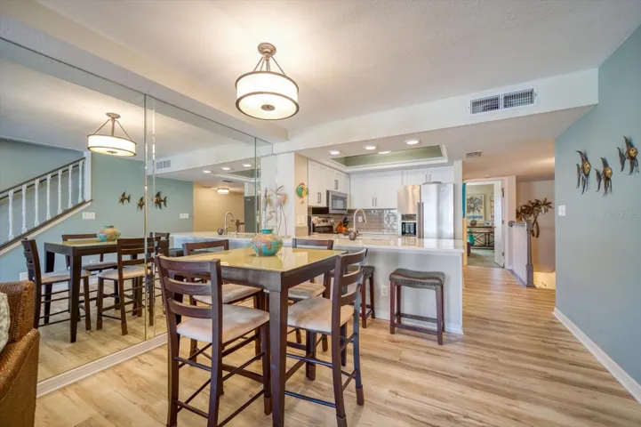 Dining Room & Kitchen area.