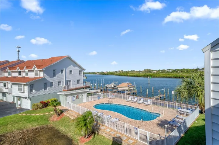 View from the townhouse-pool and the intracoastal waterway.