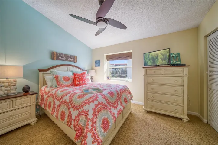 3rd Bedroom with vaulted ceilings.