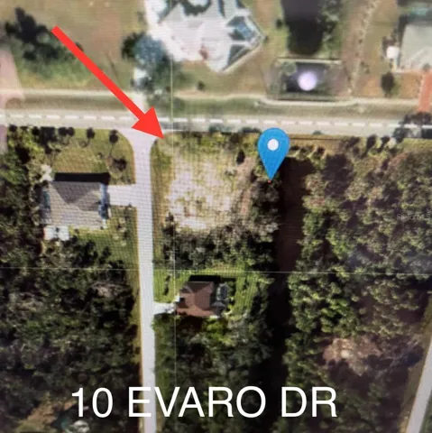 Arial View of cleared lot