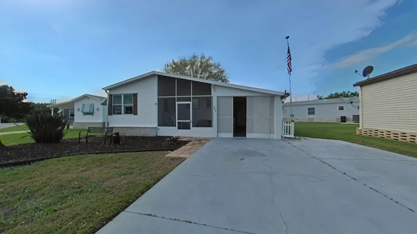 This is a move-in ready home on it's own lot.  There is no lot rent
