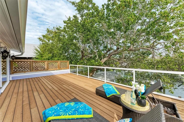 Sun deck off Primary Bedroom