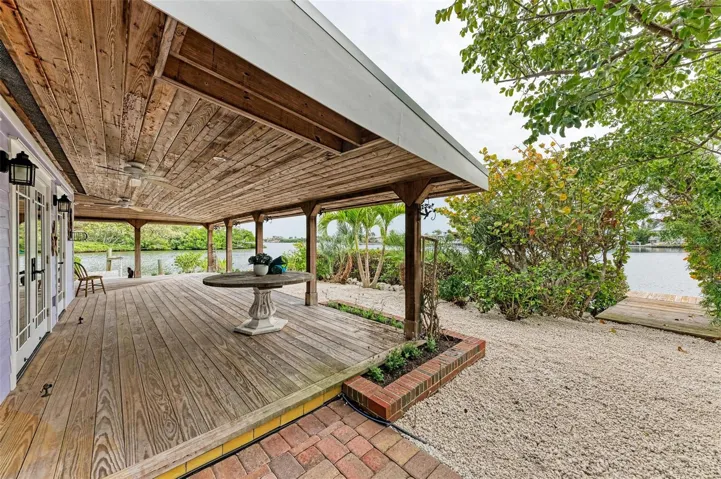 Wooden Wrap Around Porch