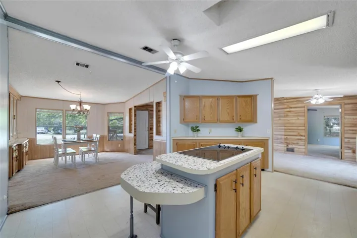 Kitchen into Dining Room